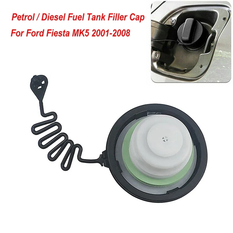 Diesel Fuel Tank Filler Cap for Ford Fusion 2002-2012 KA 2016-2021 Fit Fiesta MK5 2001 2002 2003 2004 2005 2006-2008 1580852