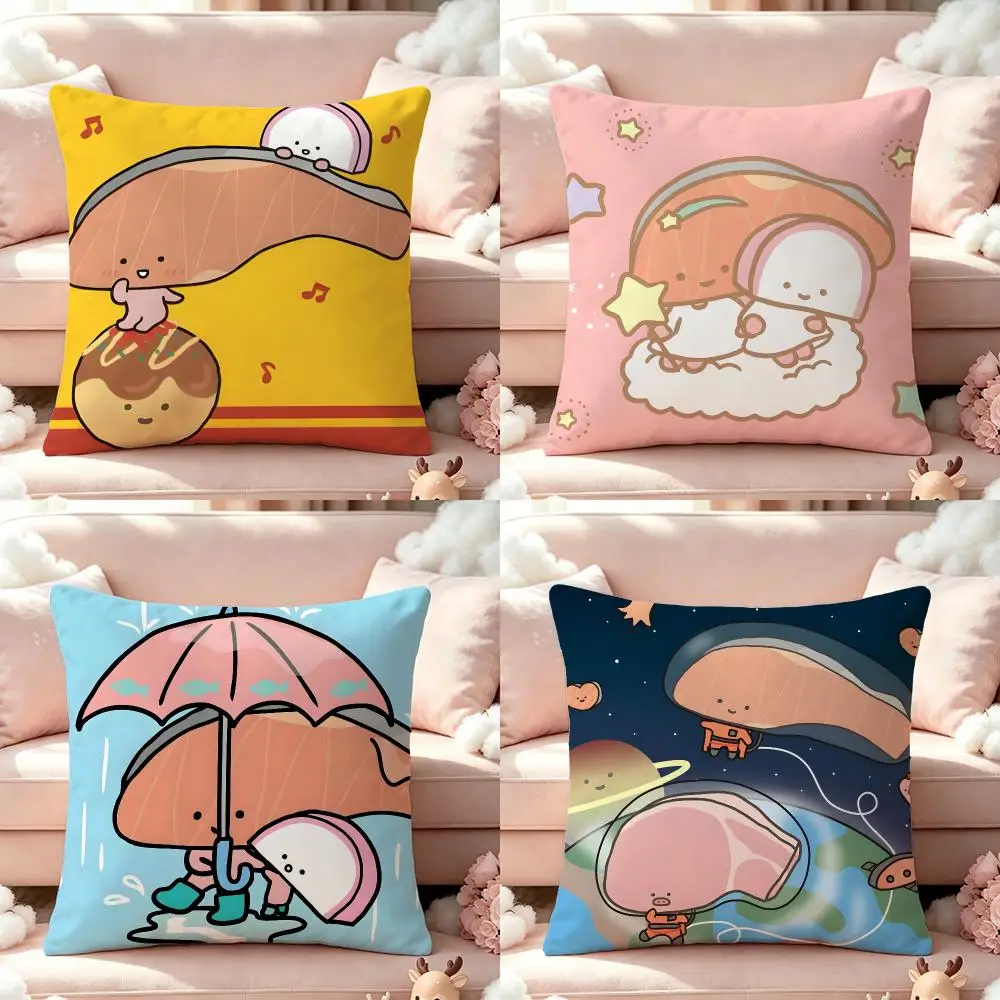 Ip Kirin-hanS Cushion Cover Pillow Short Plush Pillow Cute Simple Style For Living Room Bedroom Birthday Gift
