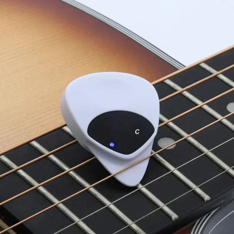 Neues Zwei-in-Eins-Tuner und Plektren, Stimmgerät, Zwölf-Ton-Equalizer, Stimmgerät, Ukulele, klassische Gitarre, Bass-Sound-Kalibrator, praktisch