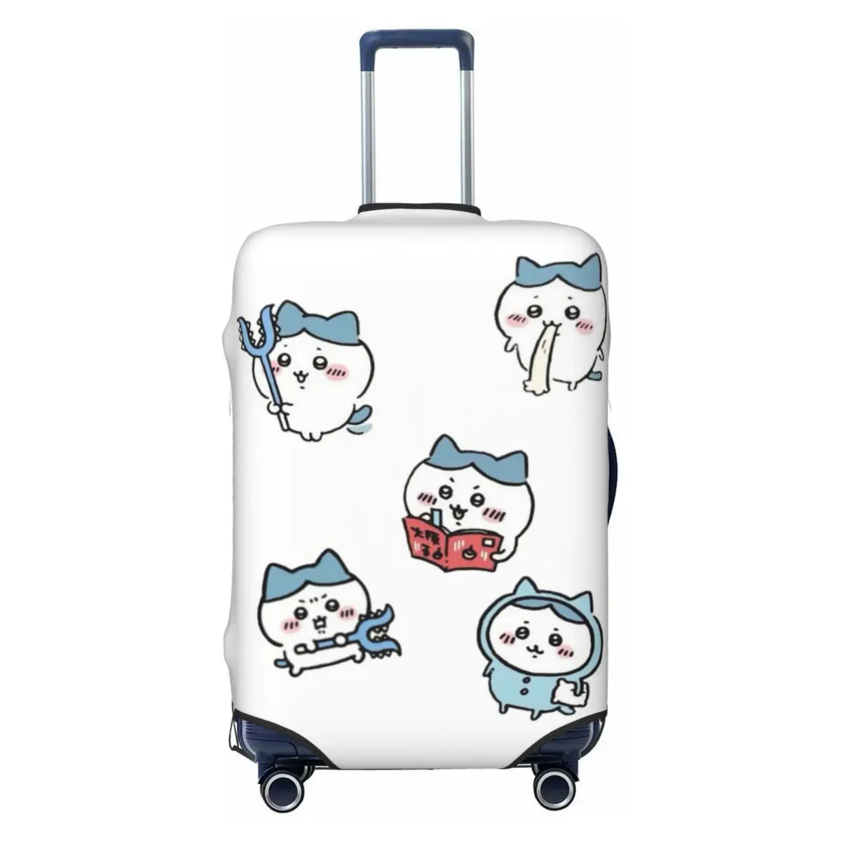 

Custom Chiikawa Hachiware Luggage Cover Fashion Suitcase Protector Covers Suit For 18-32 inch