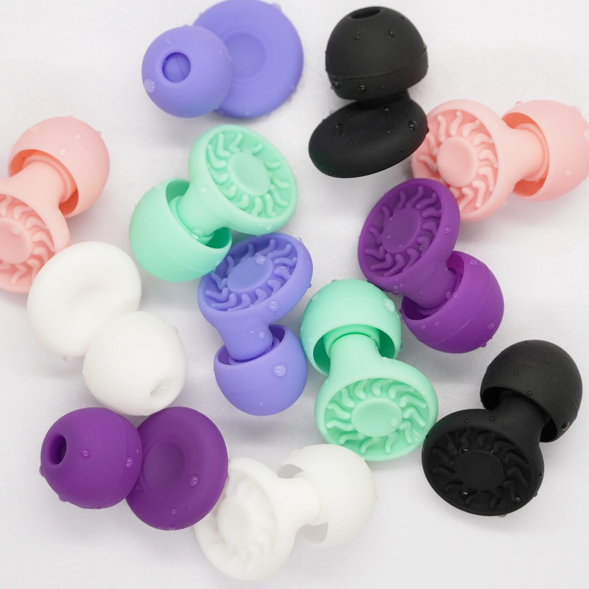 HUAK Silicone Earplugs for Swimming Sleep Noise Cancel Noise Reduction-Soundproof Reduce Disturbances -Earplugs