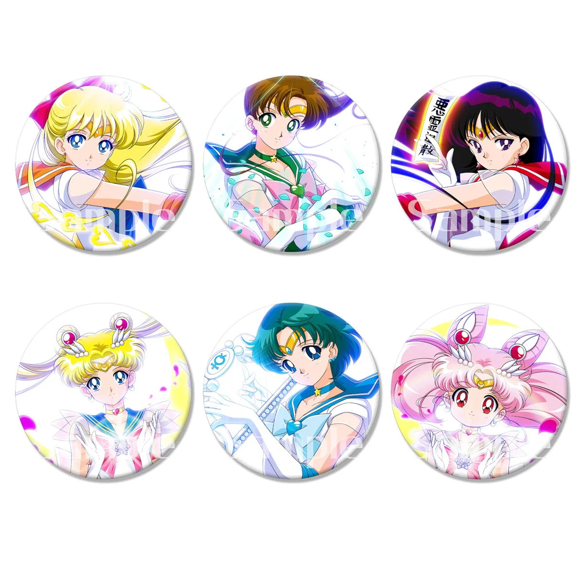 

Flash Badge Anime ACG Cards Sakura Captors Goods Accessories Collect Keychain Makeup Mirror Frigerator Magnet Kids Birthday Gift