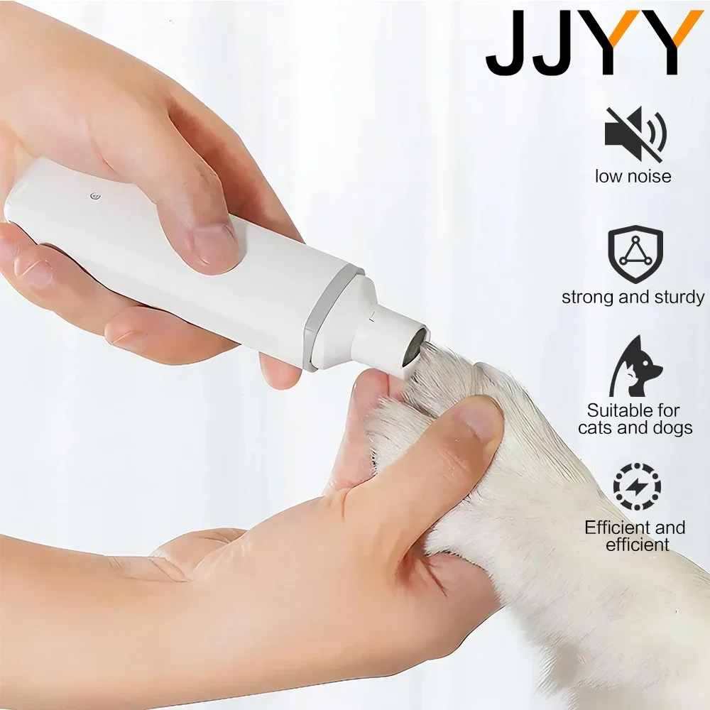 

JJYY New electric pet nail clipper for cats and dogs, nail sharpener, pet nail care trimmer