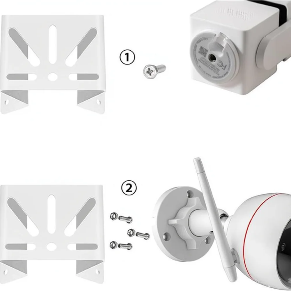 Metal Corner Mounting Base For Eufy SoloCam S340 Security Camera External Wall Angle Support Holder Hardware