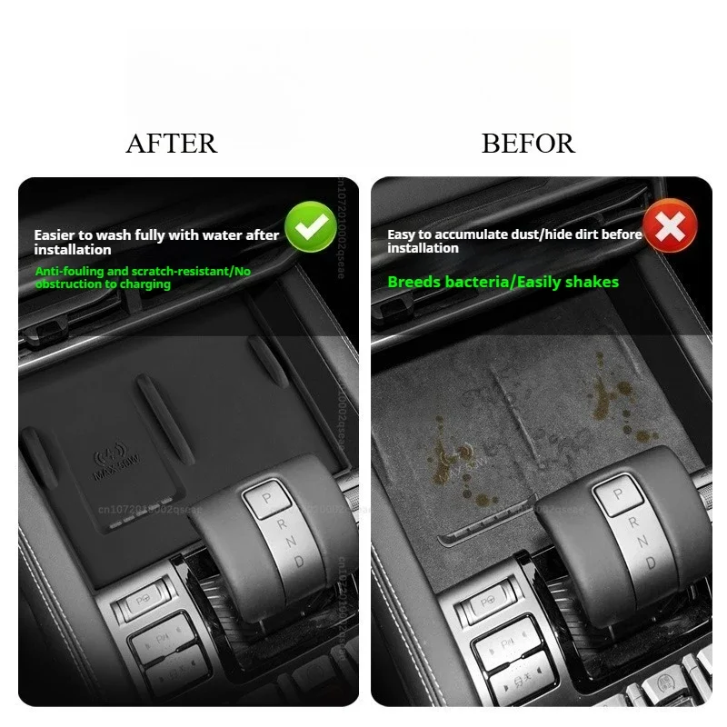 Applicable to BYD equation Leopard Titanium 3 2025 central control wireless charging pad interior supplies modification