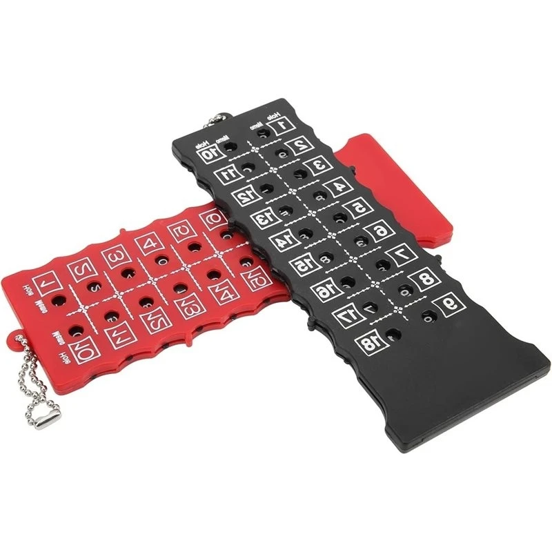 LALA 2Pcs Portable Scoreboard 18-Hole Golf Scoreboard Golf Scorecard Score Card For Accurate Golf Score Tracking