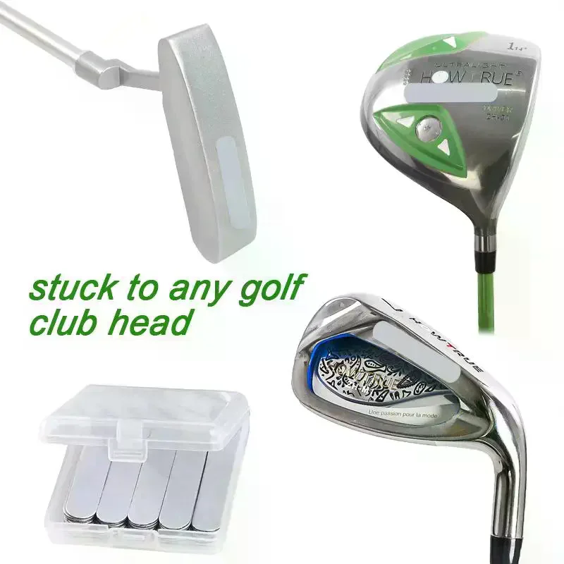 10/20/30Pcs Golf Weighted Lead Tape Adhesive Lead Tape Strips Add Weight For Golf Club Tennis Racket Pickball Racket