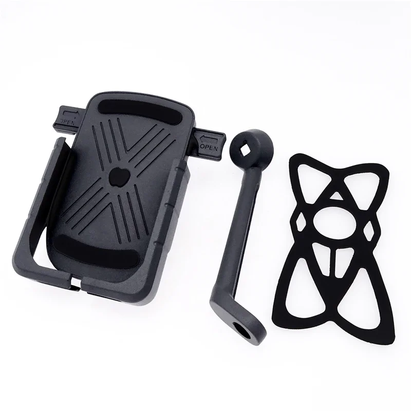 

1 Set Motorcycle Phone Holder CNC Aluminum Bicycle Handlebar Phone Support Mount Universal for Motorcycle Bike Scooter Atv