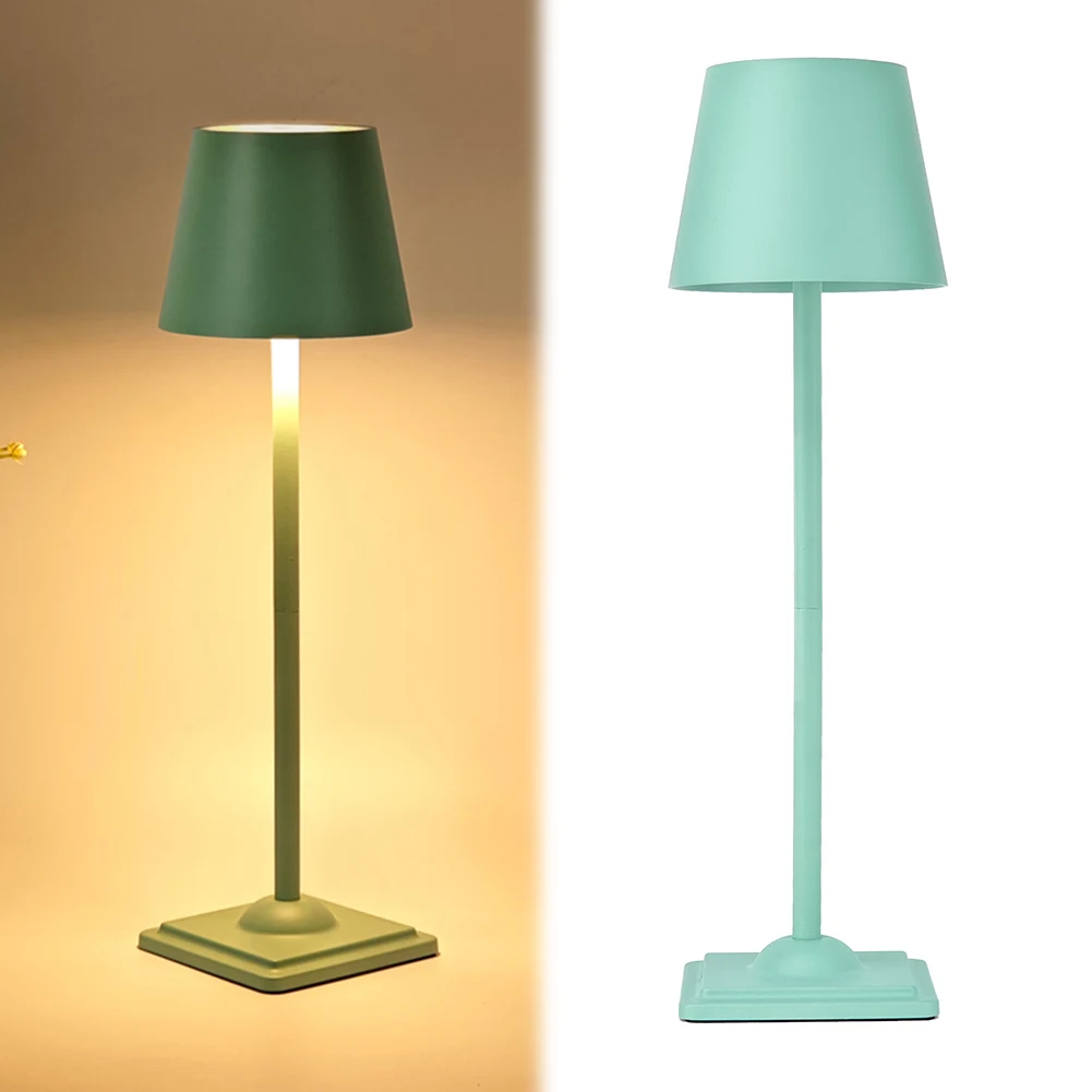 

LED Touch Bedside Lamp 3 Modes Elegant Desk Lamp USB Type-C Rechargeable Creative Atmosphere Lamp for Desk Bedroom Living Room