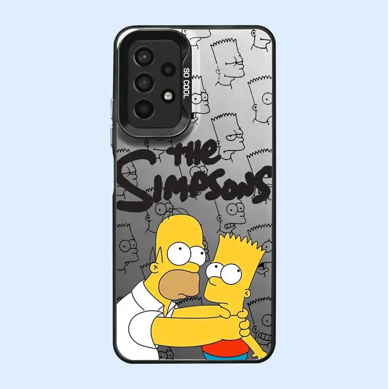 The Simpsons Family Diseny Case for Samsung Galaxy A54 A14 A52 A12 A53 A34 A71 A13 A50 A32 A21s A23 A51 Silicone Phone Cover