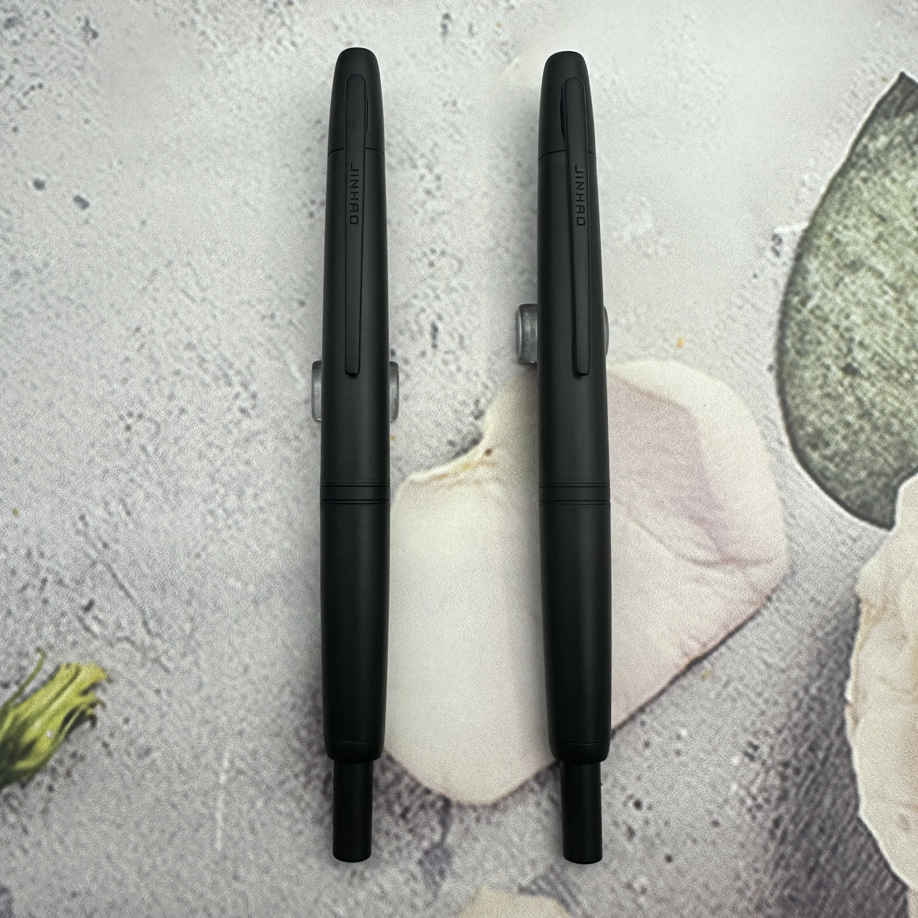 

Limited Matte Black! JINHAO 20 Resin Press Fountain Pen EF F Nib Writing Ink Pen with Converter School Office Stationery Gift