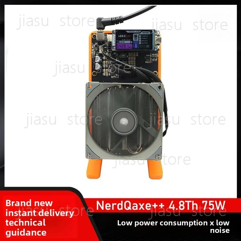 NerdQaxe++ 4.8TH/s 75W Low Power Solo Miner Virtual Lottery Mining Machine
