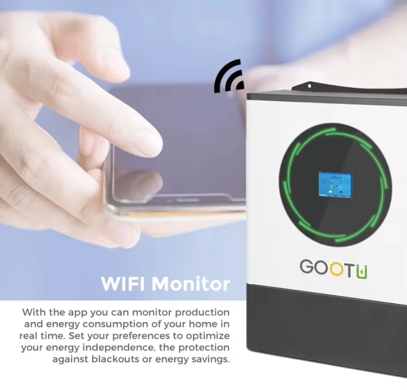 Inwerter czystej sinusoidy 8kW 16kW 24kW z podwójnym trackerem MPPT, kontroler ładowania 48V 120A, inwerter hybrydowy