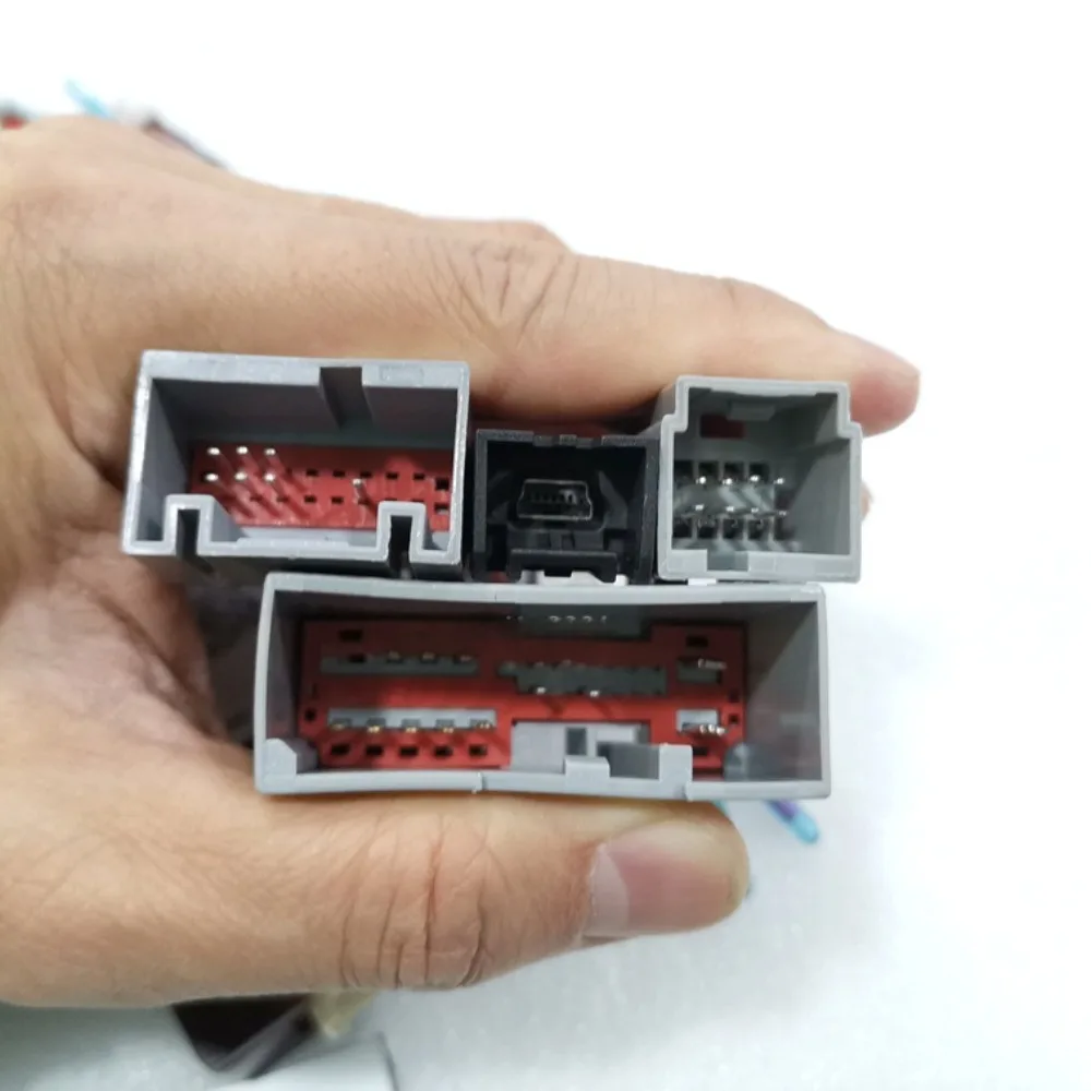 車載androidラジオ用canbusデコーダーボックス-シボレーブレイザー用-フォードエクスプローラー用-配線ハーネスアダプター-電源ケーブル
