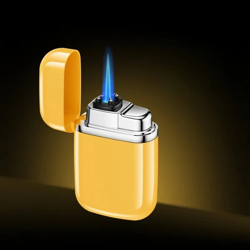 

USB портативная мини-металлическая ветрозащитная двойная дуговая зажигалка, уличная ветрозащитная интеллектуальная газовая электрическая зажигалка двойного назначения, мужской подарок, новинка