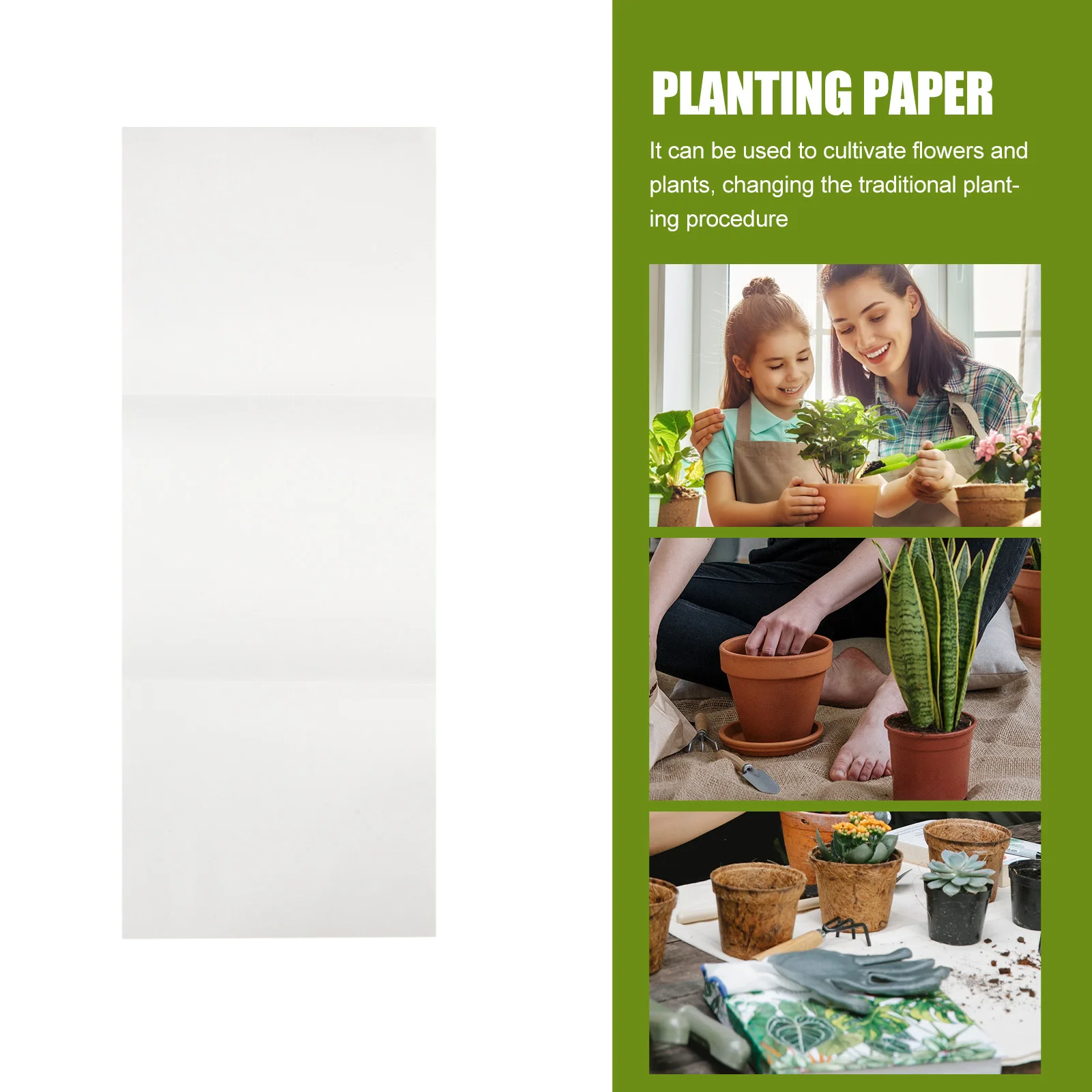 

50Pcs Professional Germinating Paper Nursery Growing Vegetable Planting Paper Soilless Cultivation Sprout Plate Leak Proof