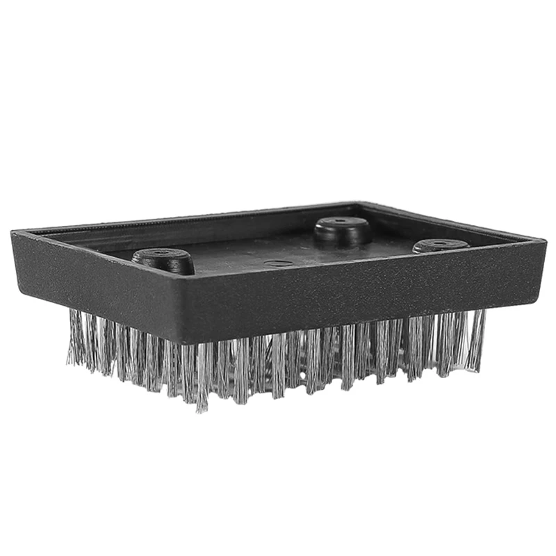 Grill Brush Replacement Heads Heat-Resistant Wire Bristle Grill Wireless Cleaning Brush Heads Portable BBQ Cleaner