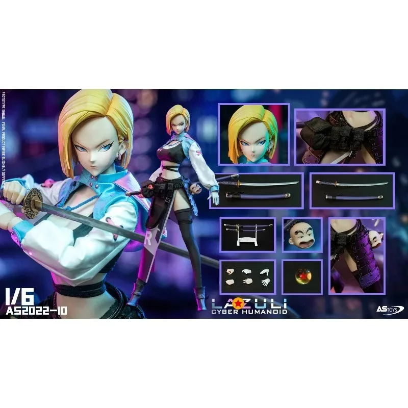 

ASTOYS Original 1/6 Scale Mobile Doll Series CYBER HUMANOID-LAZULI SL202 Action Figure Model Toys Movable Model Gifts for Boys
