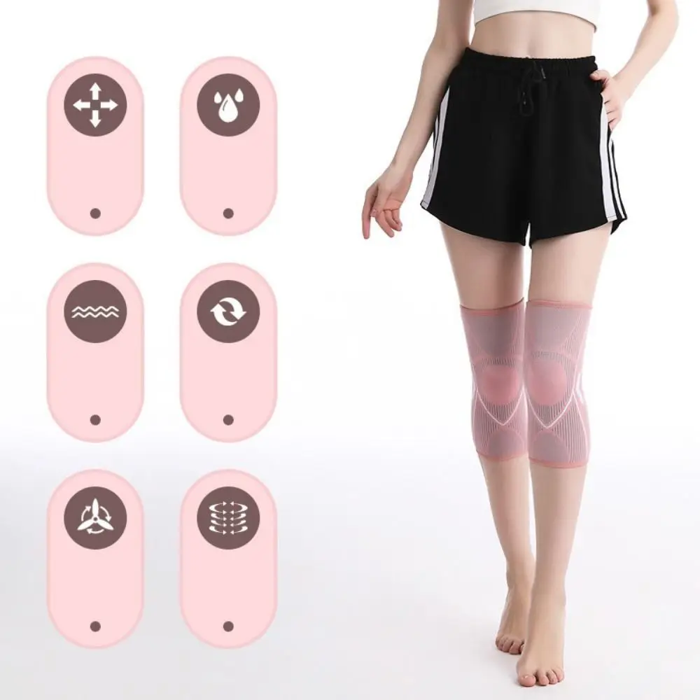 

Спортивные безопасные нейлоновые наколенники из полиэстера M L XL Черный Серый Розовый Защита колена Бандажный ремень Поддержка суставов