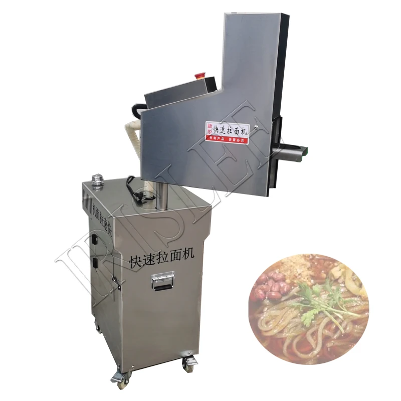 

Commercial Noodle Machine For Ramen Pasta Automatic Hydraulic Extrusion Imitation Hand Ramen Machine With 3 Molds