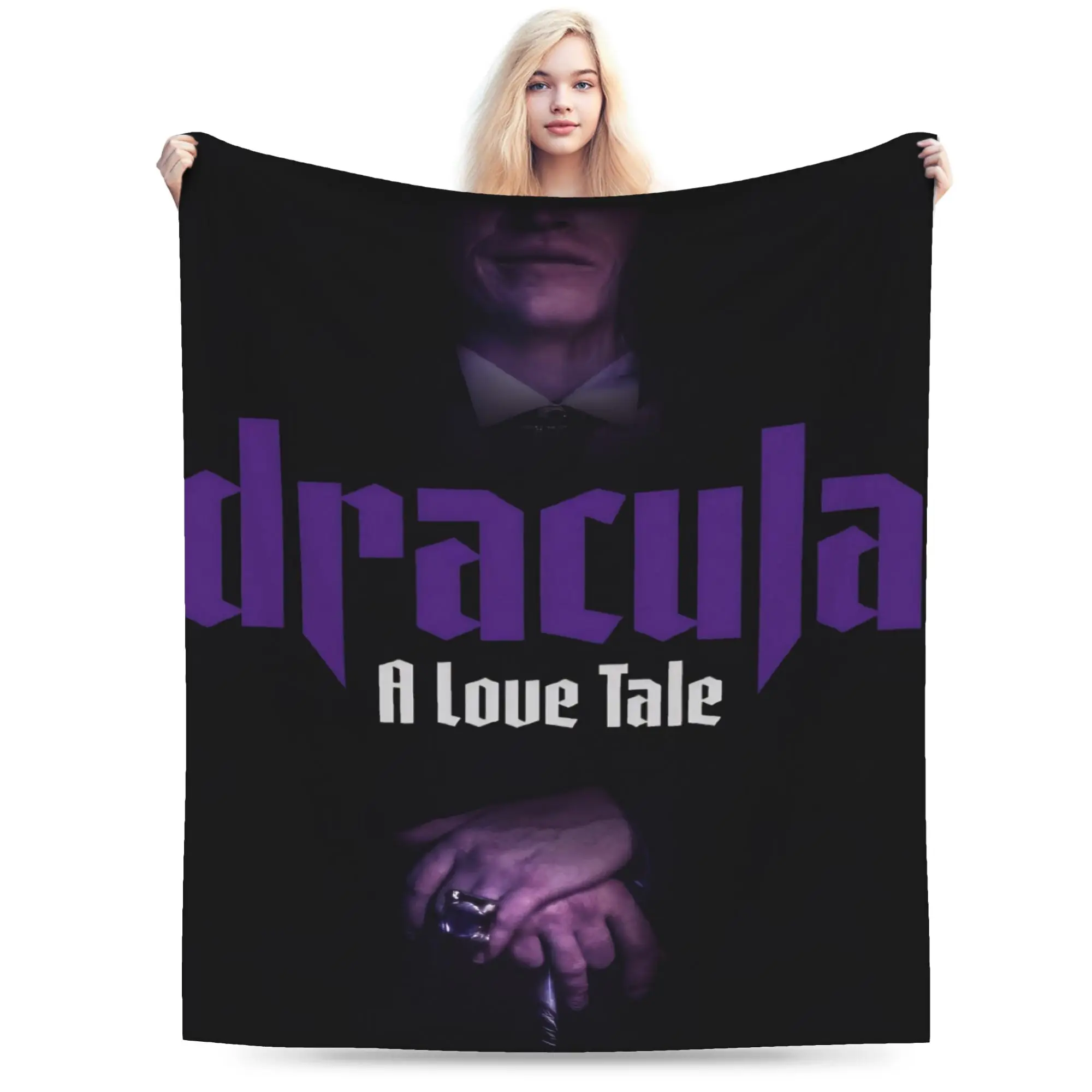 Dracula A Love Tale Blankets Fleece  Cozy Lightweight Thin Throw Blankets for Bedroom Bedding Throws