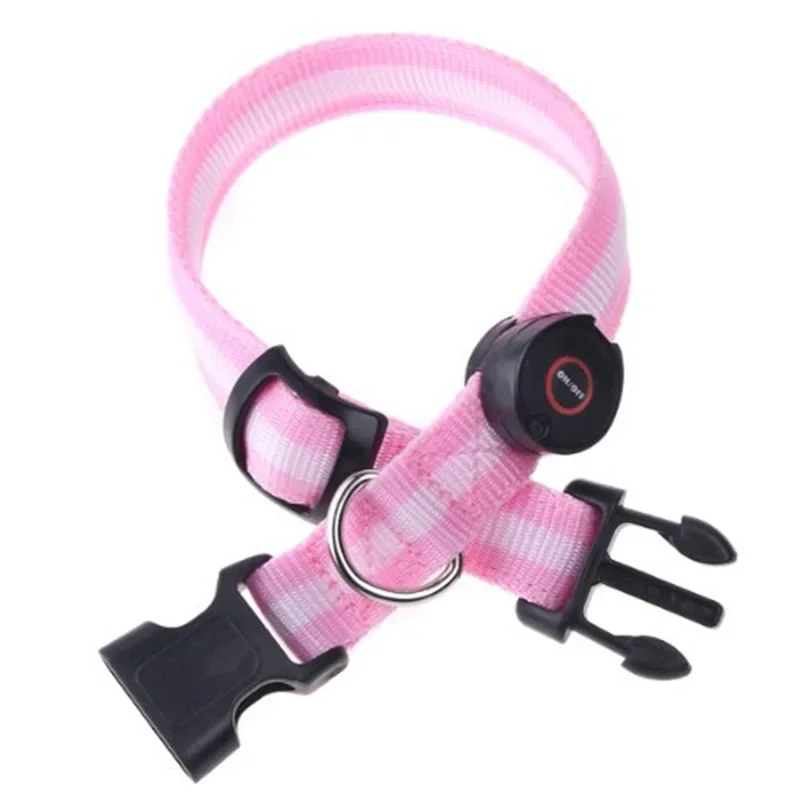 Collare per cani a LED forniture luminose per animali collare per cani Waterpoof Safety Glow collana lampeggiante illuminazione collari accessori