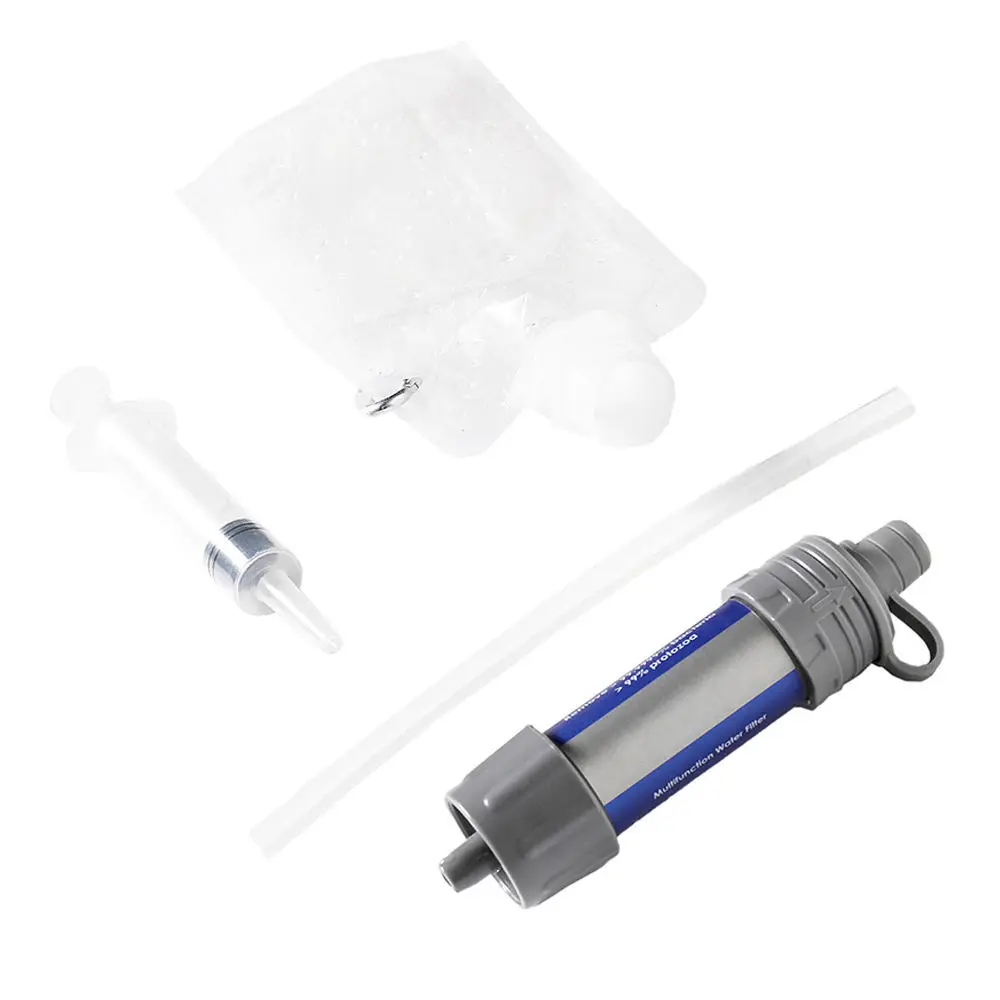 Outdoor Camping Waterfilter Draagbare Wandelen Persoonlijke Waterzuiveraar Filtratiesysteem Jacht Waterzuiverend Noodapparaat