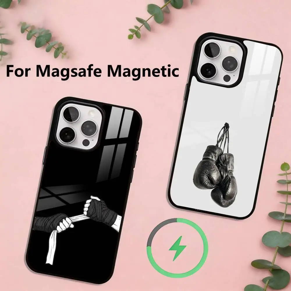 

Boxing Champion Themed Phone Case For iPhone17,16,15,14,13,12,11 Plus,Pro Magnetic with Magsafe Wireless Charging
