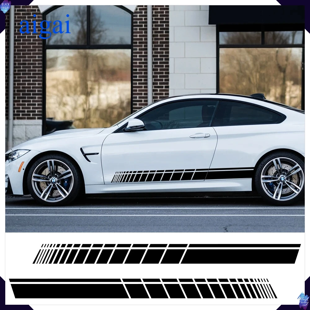 Car Side Stickers For Audi BMW Ford Volkswagen Toyota Renault Peugeot Mercedes Honda Mini Auto Vinyl Film Car Tuning Accessories