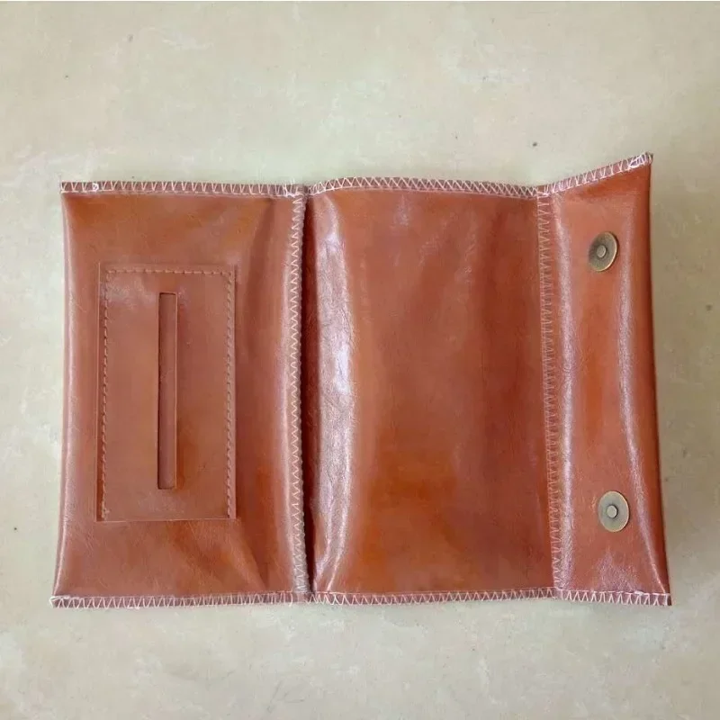 

Retro PU Leather Tobacco Pouch Case Bag Cigarette Smoking Paper Tips Holder Wallet Bags Rolling Tool