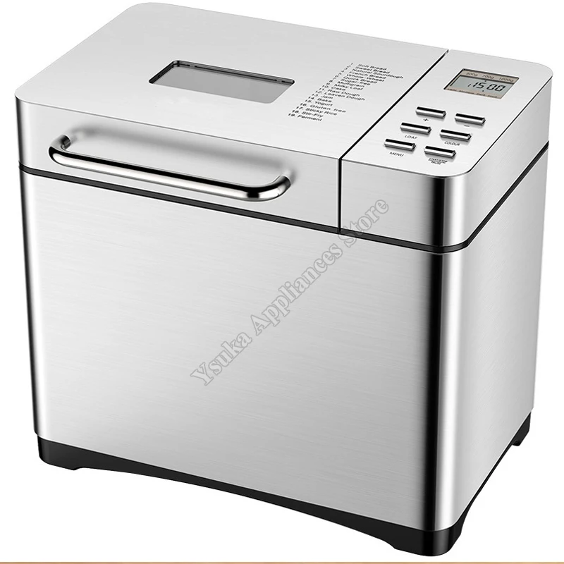 Household Bread Machine Full-automatic Intelligent Flour Leaver Multifunctional Small Breakfast Bread Machine