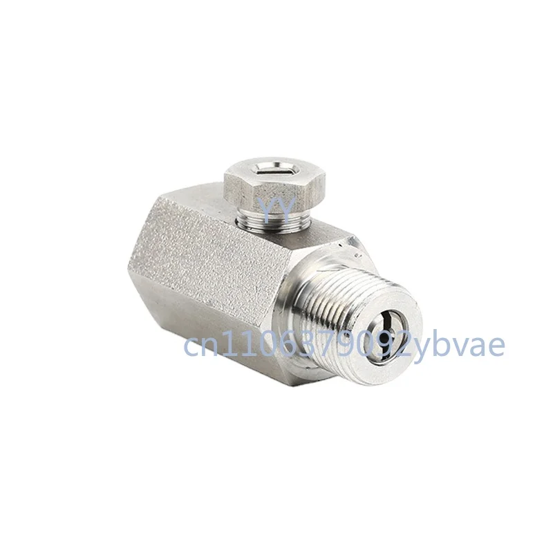 Stainless Steel Snubber for Pressure Gauge 40MPa Adjustable Instrument SS Pressure Gauge Damper 1/4'' 1/2'' M20 X 1.5