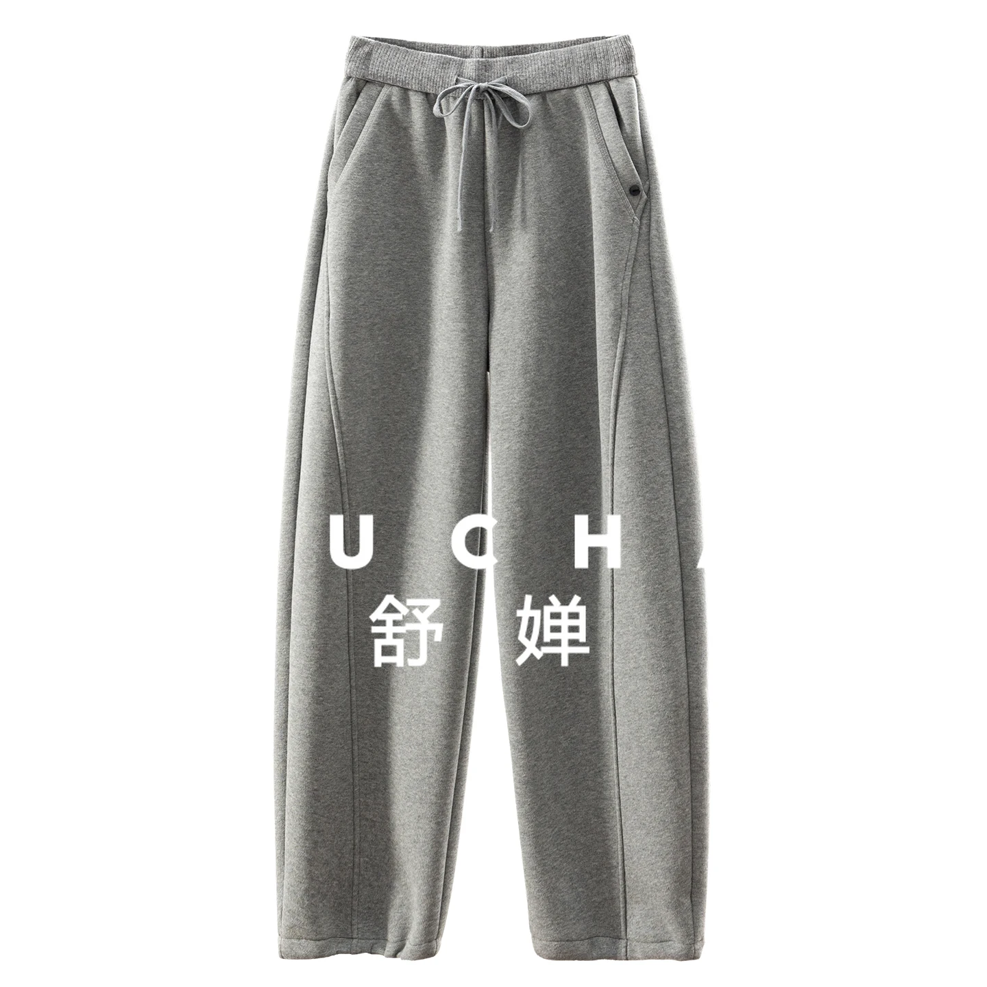 

Winter Full-point Pants, 2 Kinds of Pants High-waisted Velvet Tapered Banana/leggings Women 71F0