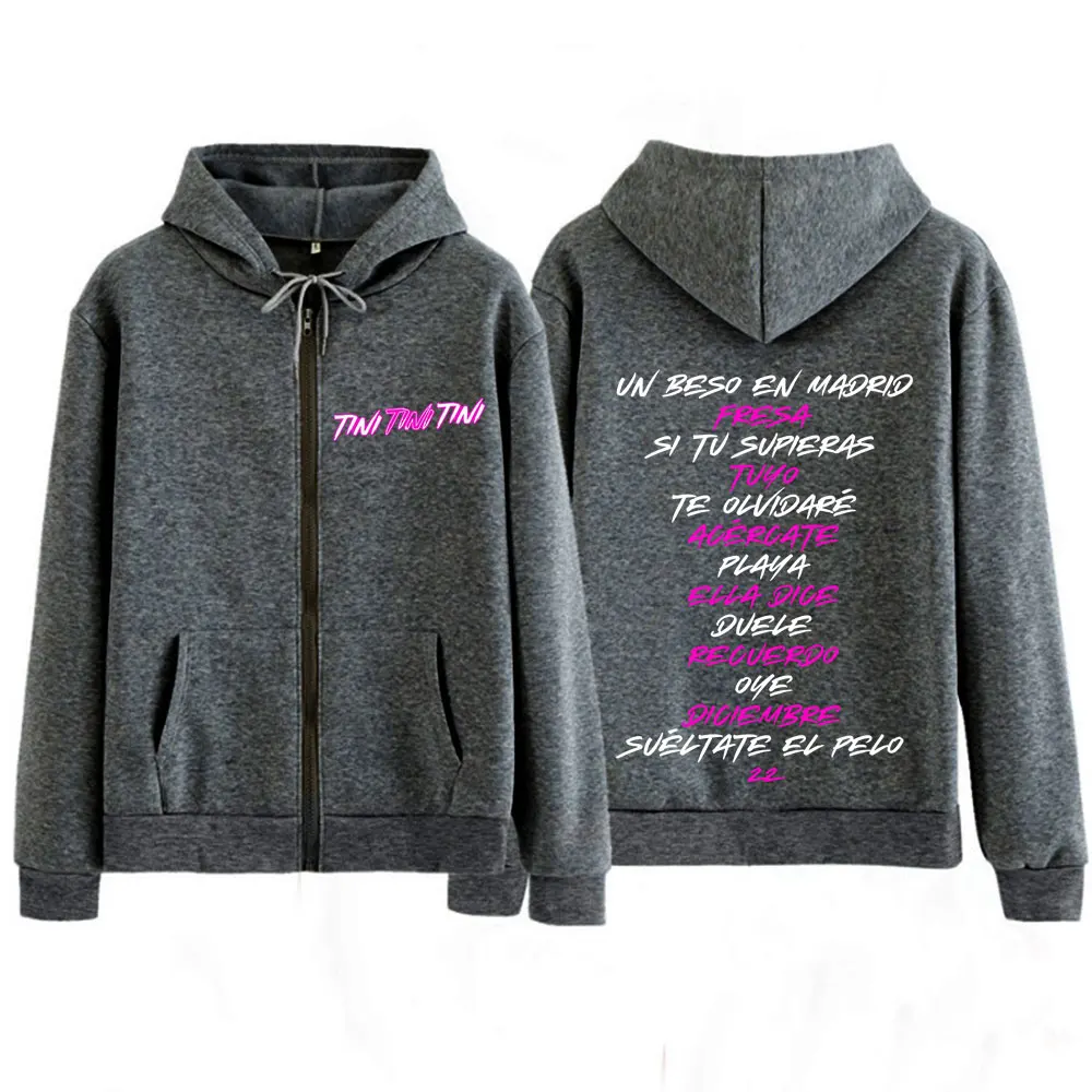 2025 رائجة البيع تيني موضة الجرافيك سستة هوديس الرجال النساء موضة البلوز بأكمام طويلة الجمالية زمم سترة مروحة الهدايا #6