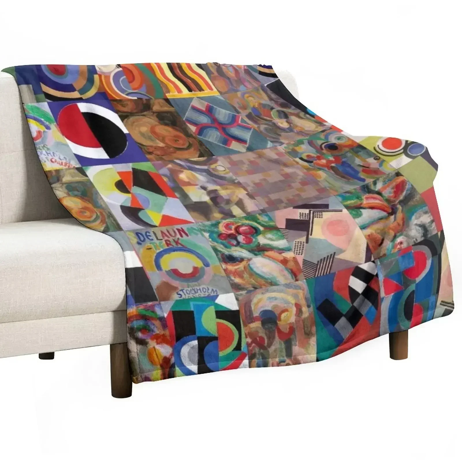 

Sonia Delaunay Throw Blanket Furry Tourist Polar Sleeping Bag Blankets