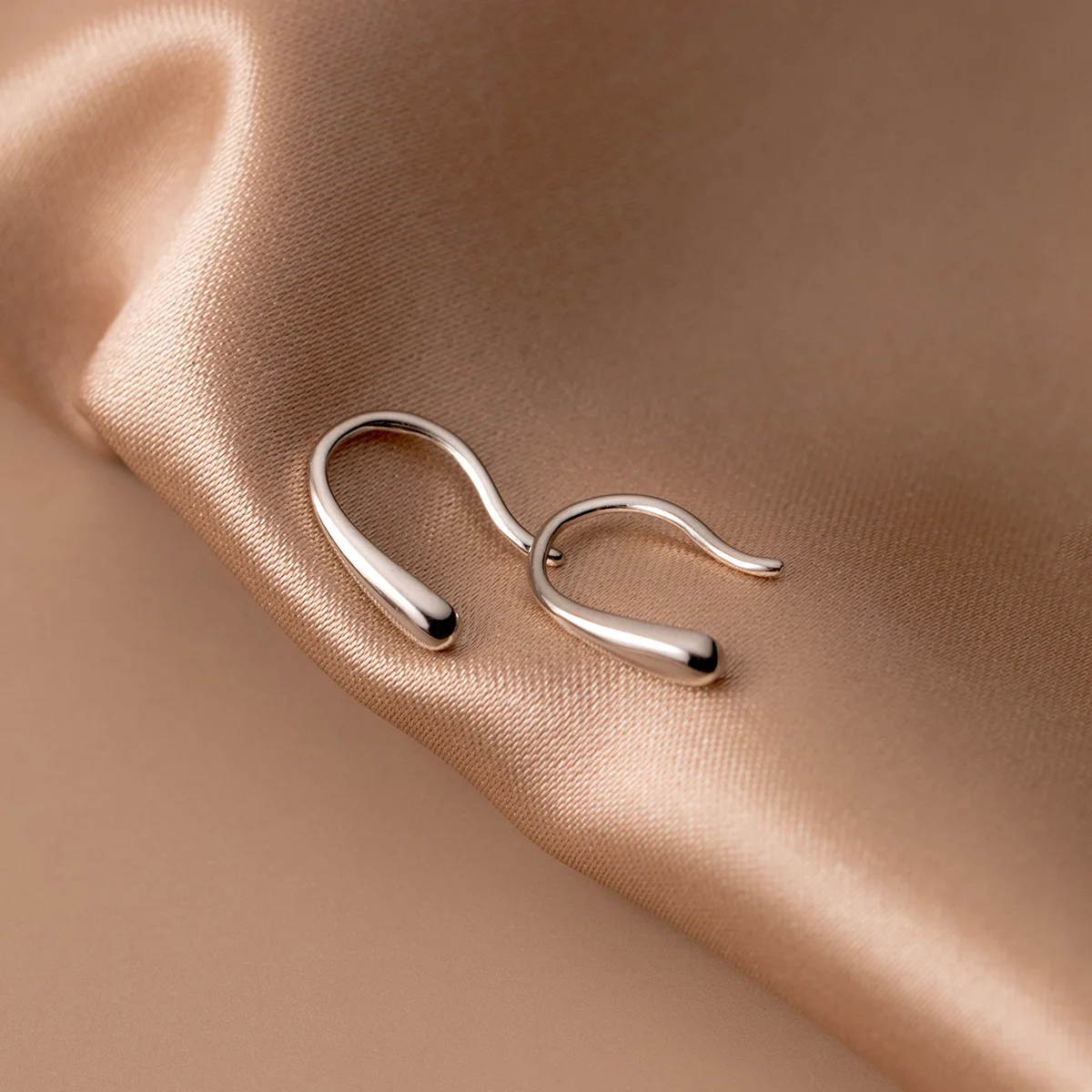 RYJU-pendientes de plata de ley 925 con forma de gota de agua para mujer, joyería de temperamento Simple, regalo de cumpleaños para fiesta