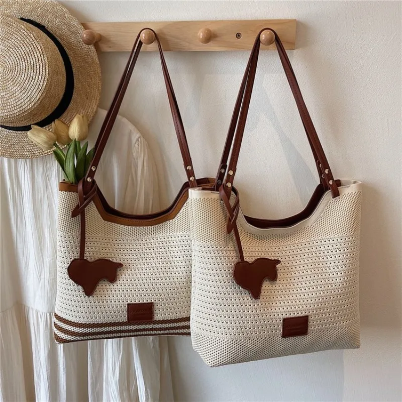 

Элегантная сумка для подгузников: женская вместительная простая кожаная сумка-тоут, модная минималистичная сумка через плечо с логотипом парижского дизайнера