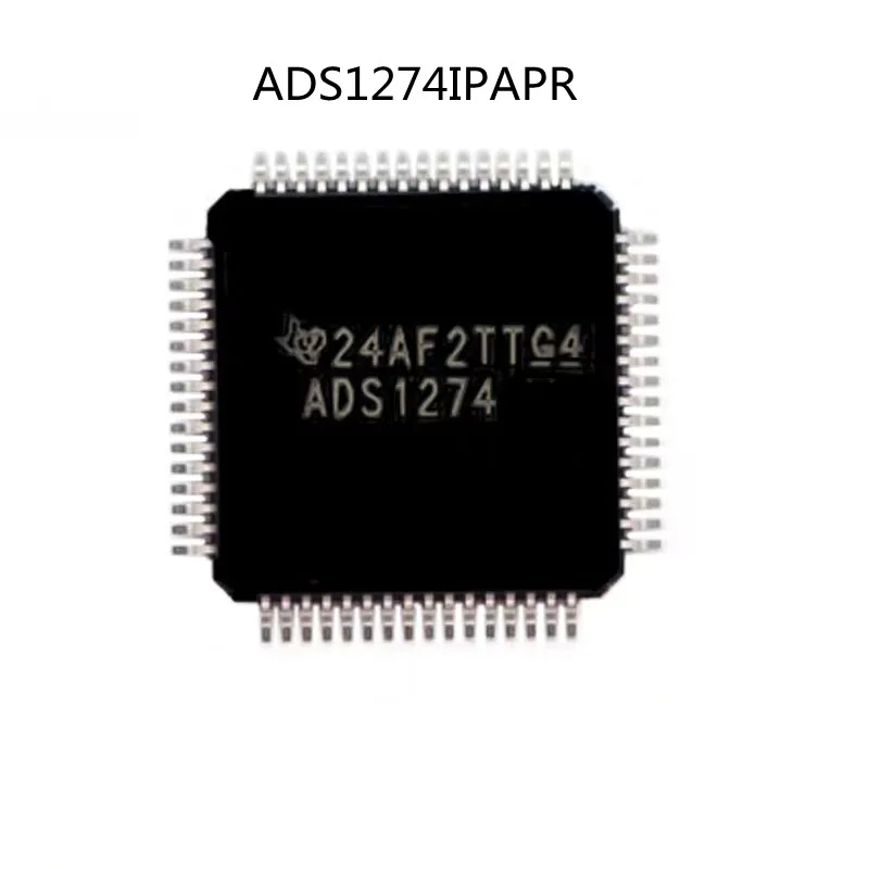 1pcs/lot New Original ADS1274IPAPR encapsulation HTQFP64 ADS1274 24-bit analog-to-digital converter In Stock