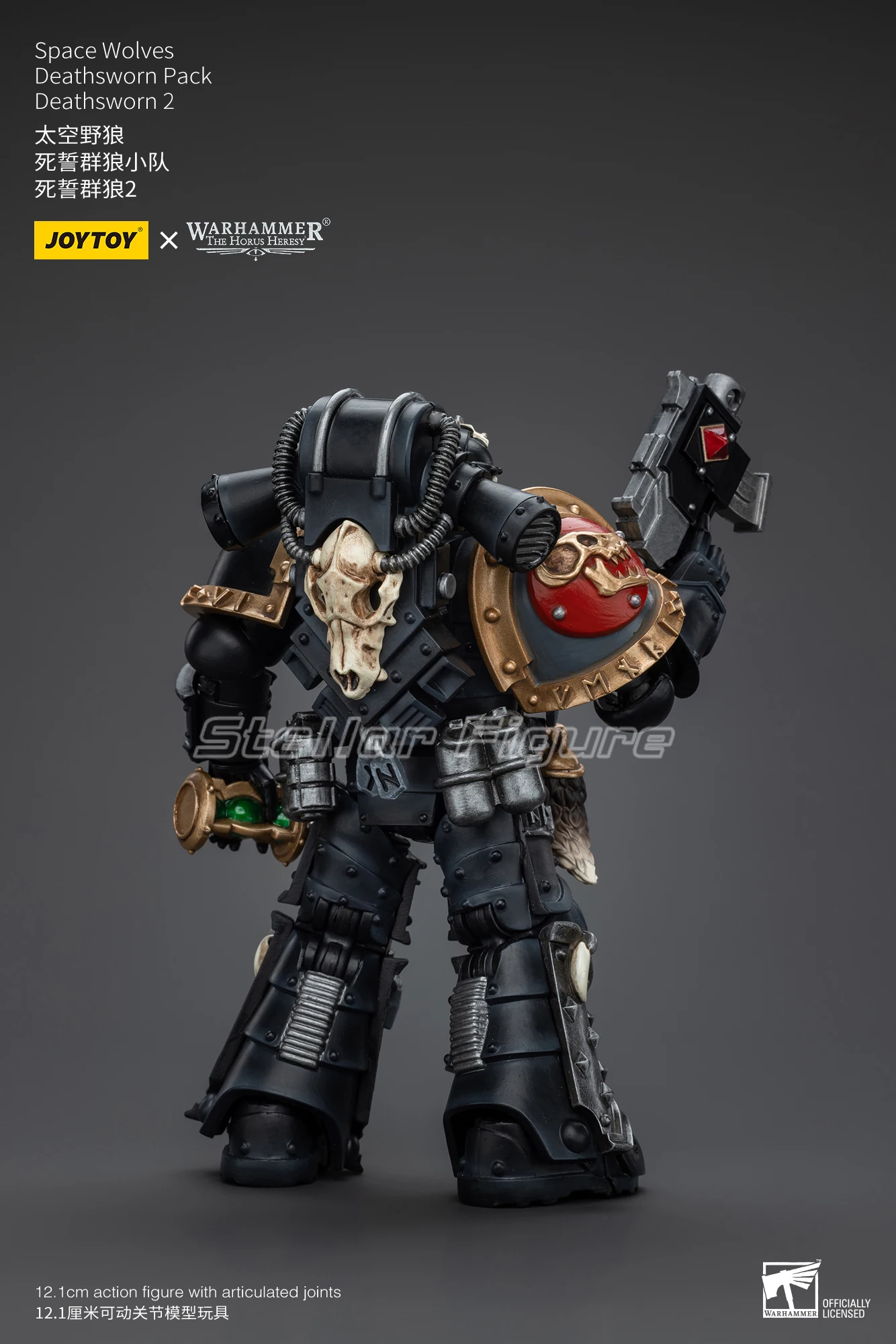 

【SF】JOYTOY Warhammer 40K 1/18 Action Figure Space Wolves Deathsworn Pack Deathsworn 2 Anime Model Toys Gifts