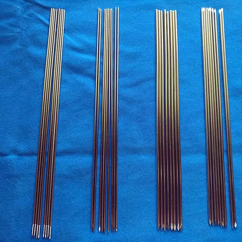 10 قطعة الجراحة البيطرية K-Wire العظام كيرشنر سلك دبابيس Trocar أطراف واحدة أدوات بيطرية