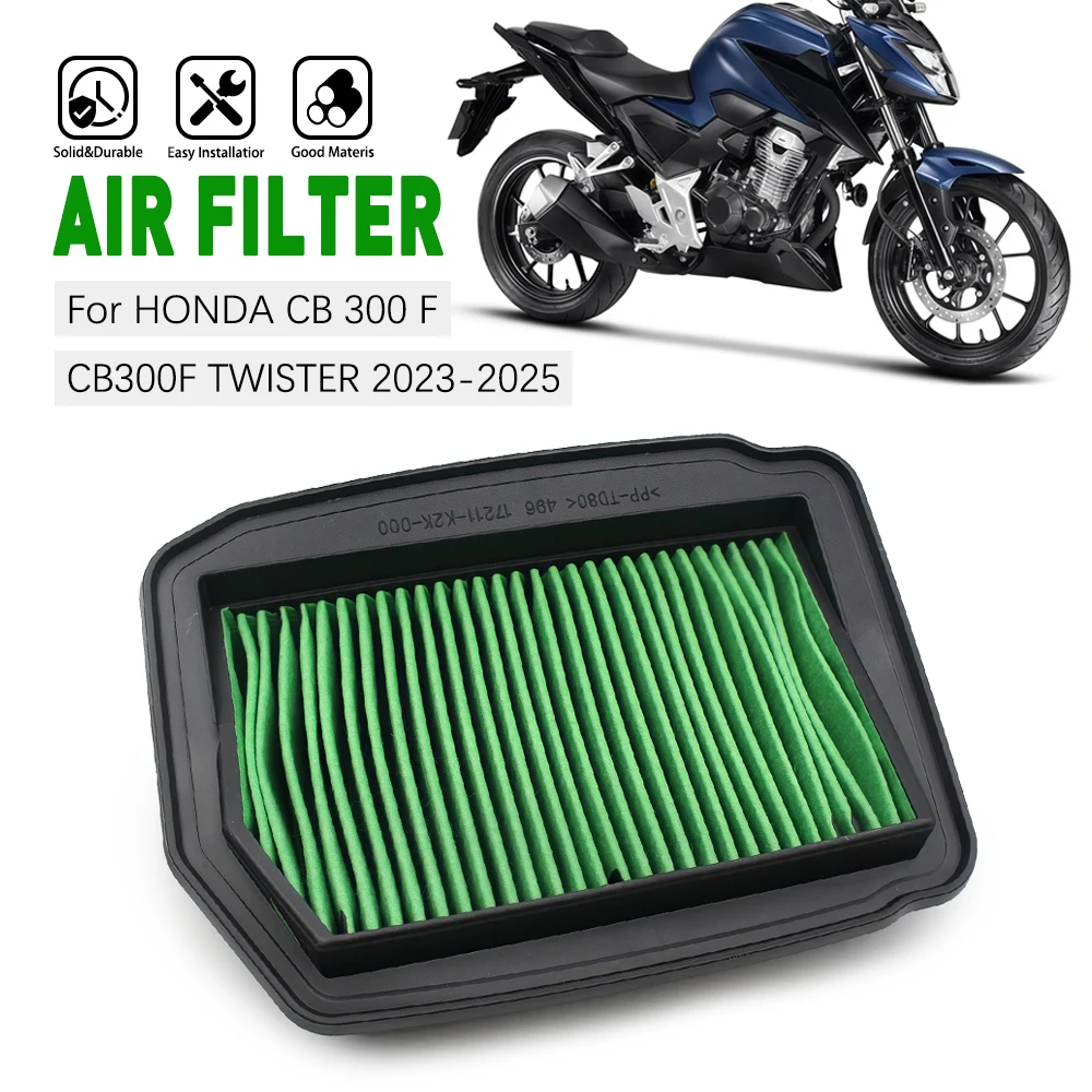 

For Honda CB 300 F CB300F TWISTER 2023 2024 2025 17211-K2K-D00 Motorcycle Air Filter Accessories