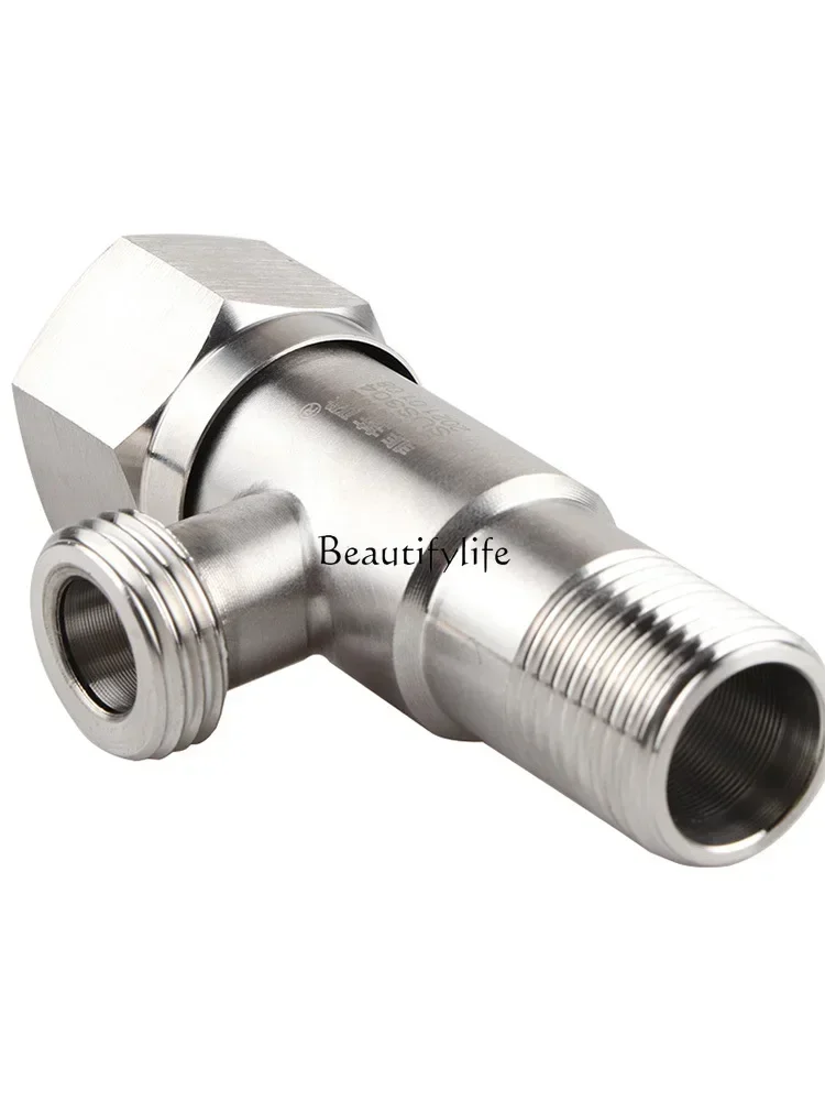 

ls 48Stainless Steel Triangle Valve Thickened Hot and Cold Water Stop Valve Household Angle Valve Switch Water Heater