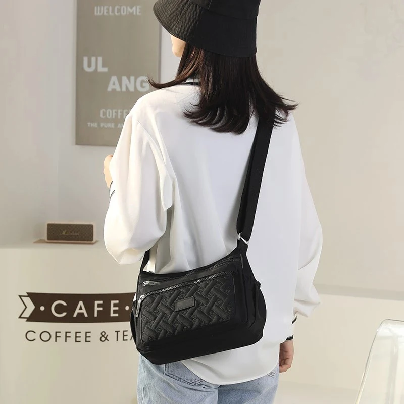 Bolsas de luxo das mulheres, Moda Casual Oxford Zipper Crossbody Bolsa de Ombro, Senhora Feminina Grande Capacidade Balde Sacolas Para Viagem