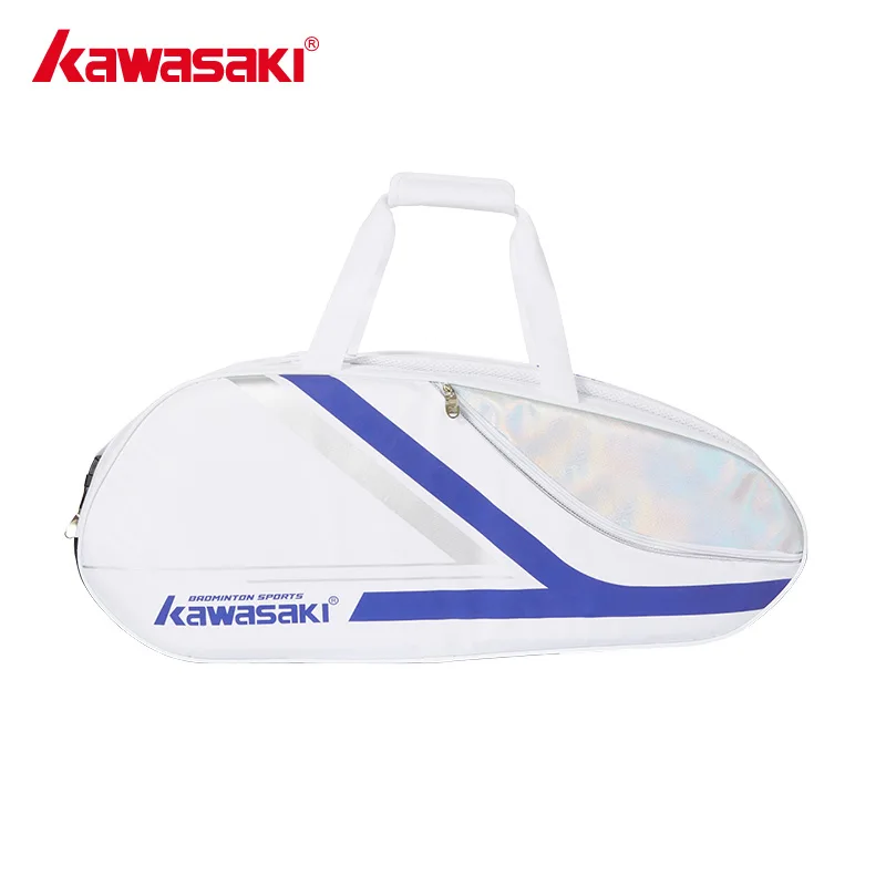 KAWASAKI Padel Tennis Bag K1G00-A8608 Large Capacity 5-6 pieces Tennis Badminton Bag Racquet Bag With Separated Shoes Bag