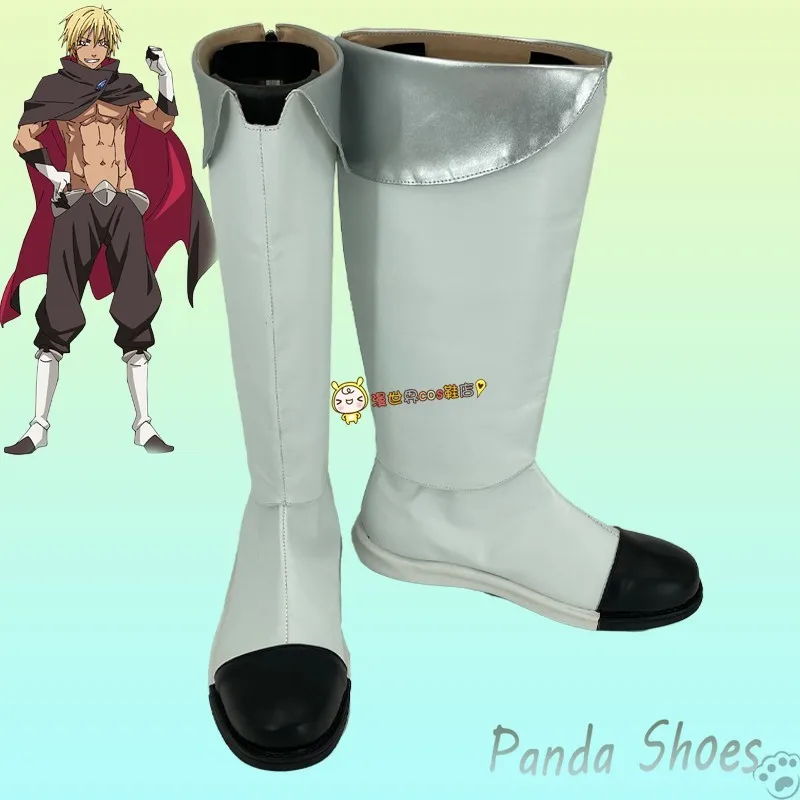 

Veldora Tempest Cosplay Shoes Comic Anime That Time I Got Reincarnated As A Slime White Black Boots Cosplay Costume Prop Shoes