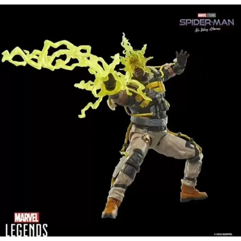 Original Hasbro Marvel Legends Series Spiderman No Way Home Marvel’s Electro Anime Figure Toys Model Collection view 4