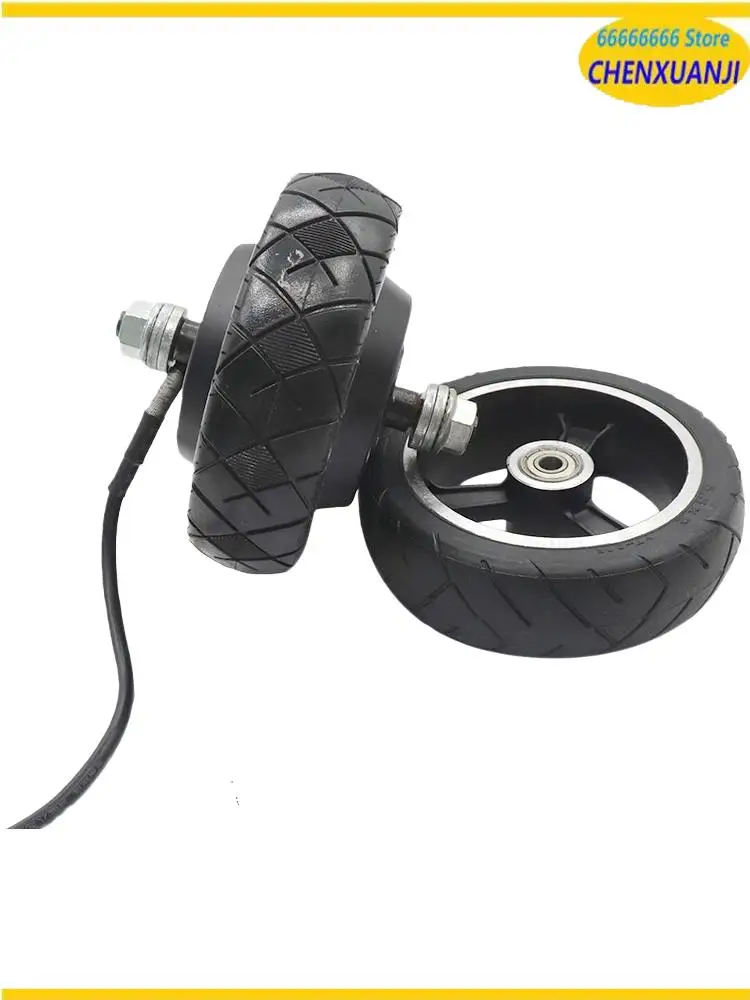 

5,5-дюймовый бесщеточный и беззубчатый мотор-колесо, цельнолитая шина, 36В, бесщеточный мотор для электросамоката, передний и задний моторы+колеса