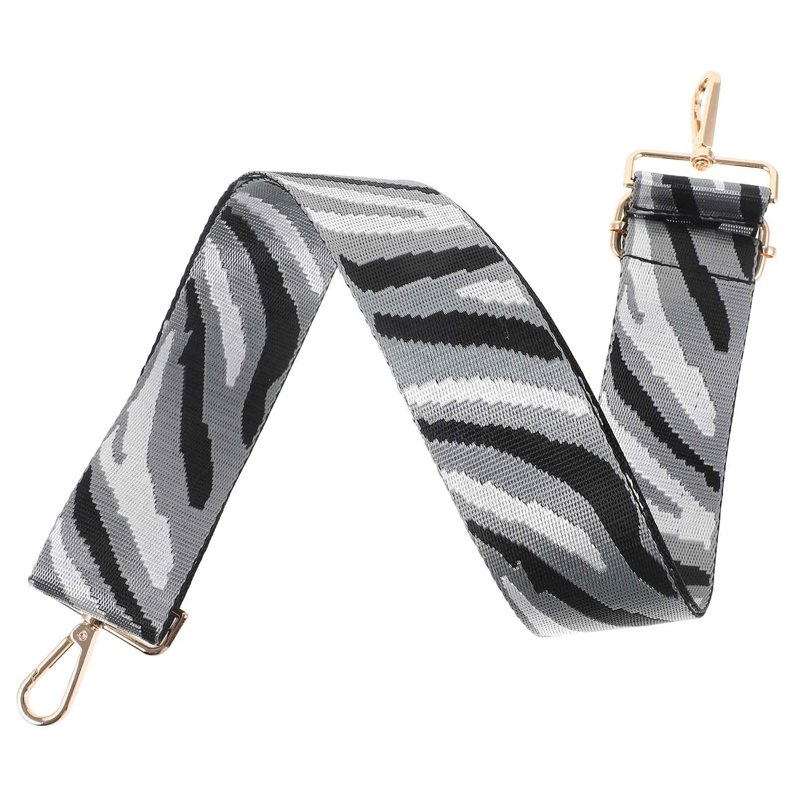 

Wide Shoulder Strap for Handbag Crossbody Adjustable Replacement Purses Gray Black White Long Camera Bag Accessories