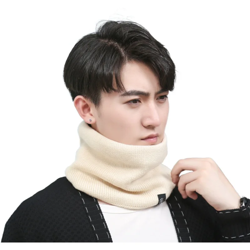 Men Women Neckwarmer Snood Also a Hat 2in1 Set Winter Warm Outdoor Scarf and Beanie Snow Ski Skating Cycling Cap