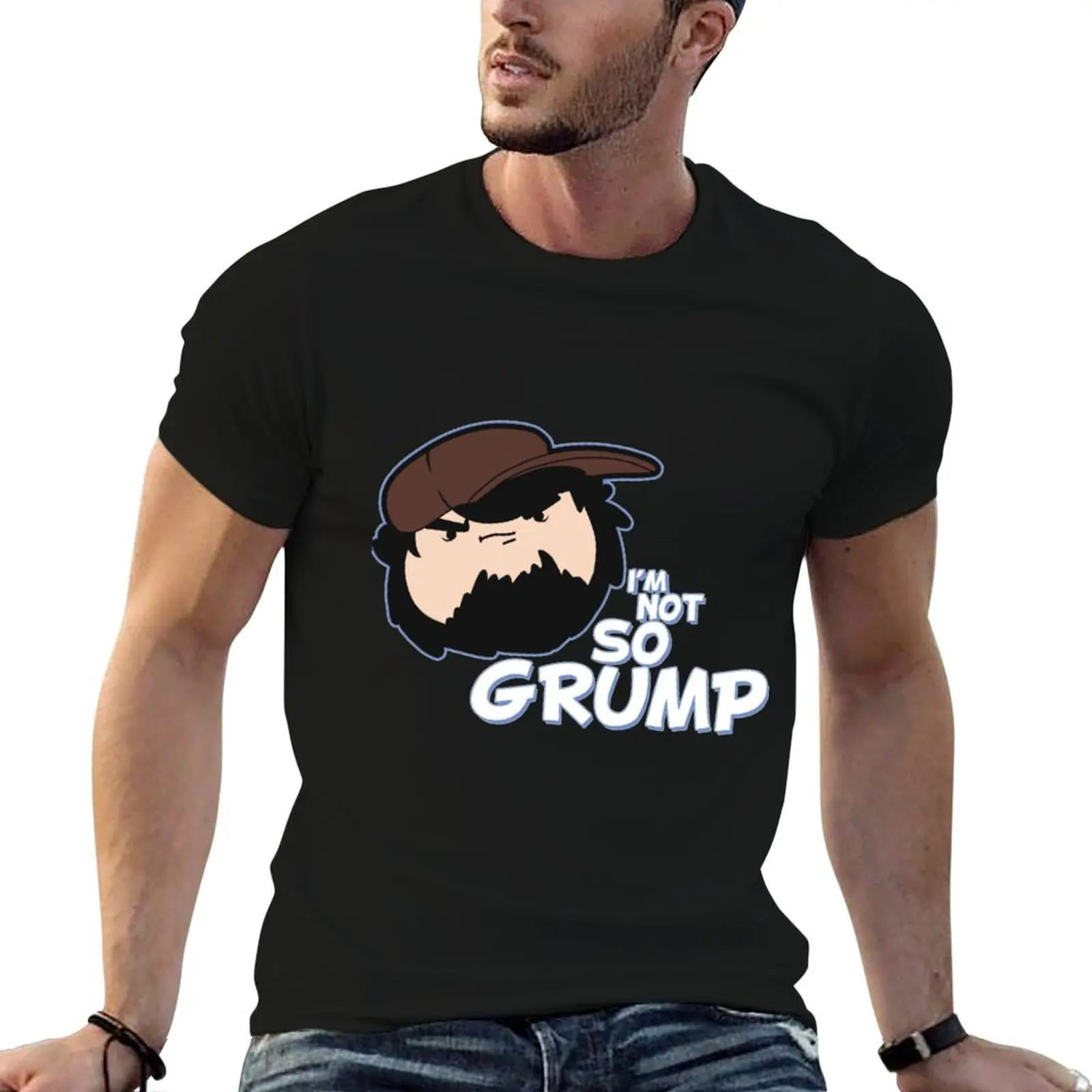 

ОРИГИНАЛЬНАЯ футболка Game Grumps Not So Grump Essential, мужская футболка из 100% хлопка, мужская роскошная футболка